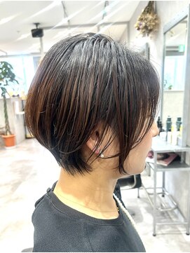 ソヨン 本厚木店(SOYON) ピアスが見える　軽やかショート/耳掛けショート　本厚木