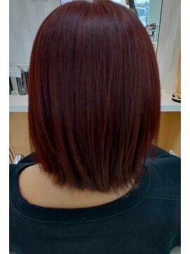 ヘアポジションにかほ ダブルカラーでより透明感のある色合いに…