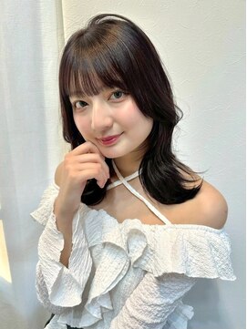 アンニュ(annuy) くびれヘア 前髪カット 20代 顔周りカット 艶髪 髪質改善 外ハネ