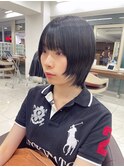ブリーチなしブルーブラック