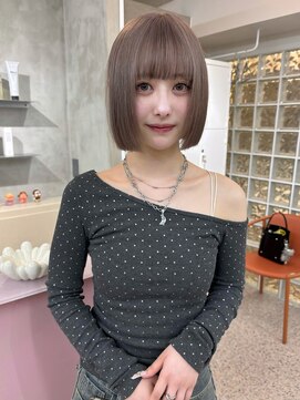 ペレ アネックス 大阪梅田茶屋町店(PELE ANNEX) ミディアムヘア/暗めカラー/グランマッシュ/梅田