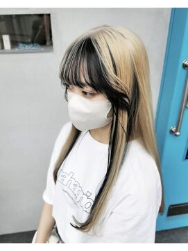 フロップニク(FLOPNIK) ミルクティーベージュ×黒髪インナー