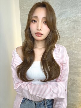 ロンドガーネット 池袋(Lond garnet) ミニウルフレイヤーカット顔周り前髪韓国ミディアムロング/池袋