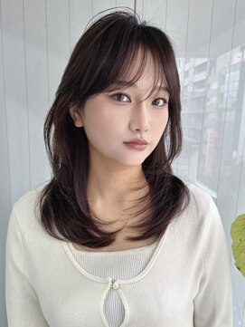 エトラ 渋谷店(etora) ◎小顔カット　ハイレイヤーワンホンヘア韓国風ヘア