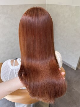 【Lufeli】内海ひなの　オレンジブラウン／オレンジベージュ