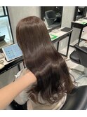 ブリーチなしオリーブベージュ