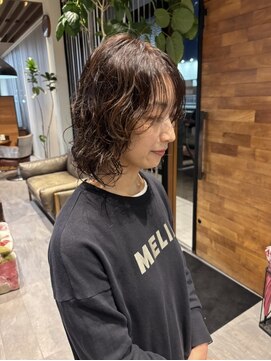 モスト ブリヤン(MOST BURYAN) ボブ×ゆるふわパーマ