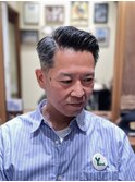 大人スキンフェードツーブロック刈り上げマンバン30代40代