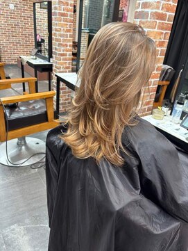 リンク(LinK) レイヤーカット×バレイヤージュ