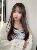 透明感/ブリーチなしダブルカラー/ワンホンレイヤー/韓国/浦和
