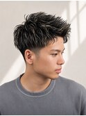 アップバングスタイル
