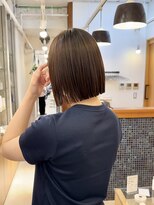 リンダ(LYNDA)&nbsp;ぷつっとライン×地毛風ストレートボブ