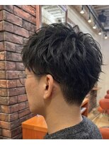 ヘアメイク フレンシア(hair make flencia)&nbsp;爽やかラフ束感メンズマッシュ【394スタイル】