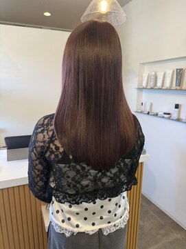 クララジャパン ナベシマ(CLALA JAPAN Nabeshima) 髪質改善カラー 艶髪 縮毛矯正 質感ストレート ミディアム