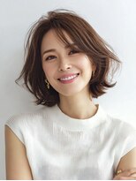 ハーツ 青山表参道店(Heart's) 白髪ぼかし脱白髪染め似合わせショートボブ40代50代60代