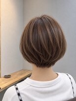 アンド 夙川(AND) 西宮/夙川/ナチュラルストレート/大人ショートボブ/ベージュ☆