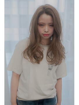 クラン(clan) 斜めバング大人可愛いメルティカラー