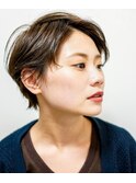[Sullivan千葉] センター分けショート「ウェルタースタイル」