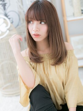 モッズヘア 上尾西口店(mod's hair) ツヤ感ナチュラルストレートロングレイヤーb上尾20代30代40代!