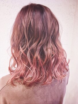 セレスト 下北沢店(CELESTE) design　color　ピンクグラデ