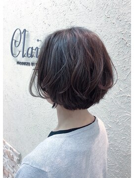 クレールプロデュースドバイロビン(Clair PRODUCED BY ROBIN) 《clairが届ける》大人可愛いショートボブ