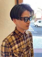 ヘアーサロン オンリーホープ(HAIR SALON ONLY HOPE)&nbsp;センター分け前下がりショート