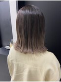 根本が伸びても気にならないバレイヤージュカラー