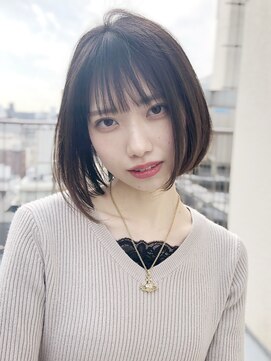カミノア 銀座店(CAMINOIA) シースルバングマッシュボブ