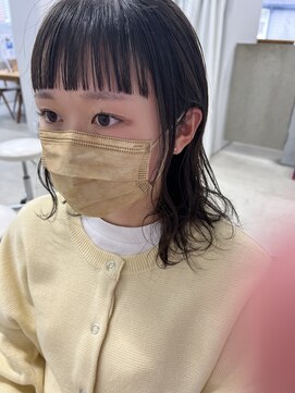 ヘアー アイス 御器所本店(HAIR ICI) オン眉スタイル