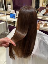 ハピネス 河原町店(Happiness)&nbsp;髪質改善 レイヤーカット ベージュ グレージュ 20代 30代 40代