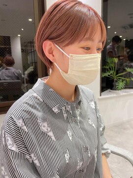 ヨーク(YOKE) 【YOKE】ピンクベージュ/マッシュショート