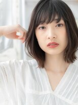 モッズヘア 越谷(mod's hair)&nbsp;アッシュオリーブ大人かわいいくびれボブTb4越谷20代30代40代