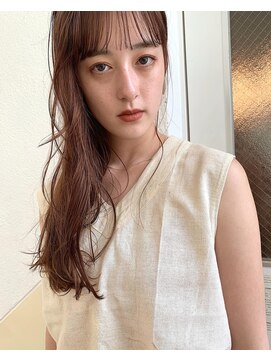 ペト(peto) 【Ueyama】coral brown/layer cut