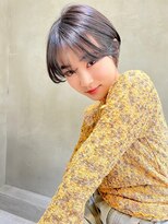 表参道roijir 　大人耳掛けショート×暗髪ヘア