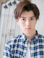 モッズヘアメン 札幌月寒店(mod's hair men)&nbsp;ワイルドかき上げバングでハイトーンカラーショートk札幌月寒