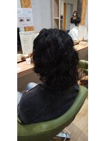 ブロッサム 東中野店 20代30代40代くせ毛風パーマミルクティアッシュ透明感小顔