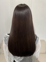 アオゾラヘアーカミノウラ(AOZORA HAIR kaminoura)&nbsp;レッドバイオレット 髪質改善ストレート 美髪 スタイリング簡単