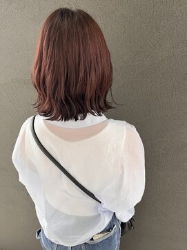 イロ プラス 南田宮店(iro+) 【nobuyo】pink orange color