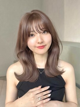 アンアミ シブヤ(Un ami shibuya) 【Unami】池田　大人ミディアム『上品な顔まわり×くびれヘア』