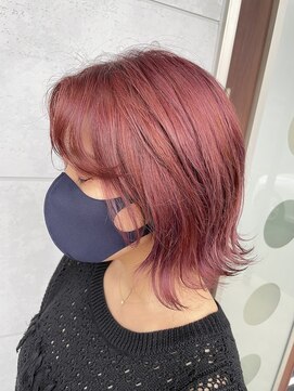 グラム 岡崎北店(gram) チェリーピンクブラウン