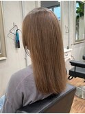 艶髪ストレート/アッシュブラウン