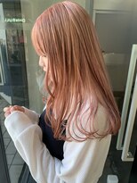 アクアオモテサンドウ(ACQUA omotesando)&nbsp;◎ブリーチ1回ホワイトピンクベージュカラーミルクティーピンク