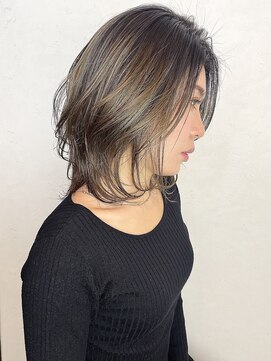 リサ グランシェ(RISA granche) レイヤーカット　バレイヤージュ　髪質改善トリートメント