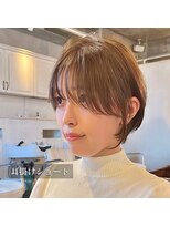 髪質改善と縮毛矯正の専門店 サンティエ(scintiller)&nbsp;大人綺麗な小顔襟足スッキリショートボブ　30代40代50代