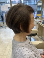 アッシュ 仙川店(Ash)&nbsp;70代　ボリュームアップカット　白髪ぼかし　圧倒的艶