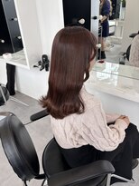 エトバイイオエ(et by ioe)&nbsp;黒髪/ボブルフ/ネビージュ/小顔/ワンレン/髪質改善/グレージュ