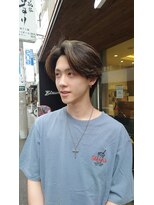 ブロッサム ひばりヶ丘(Blossom)&nbsp;ハイライトセンターパートメッシュダブルカラーツーブロック