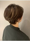 癖毛風ショートスタイル