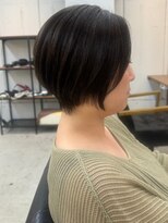 リッチ 菊名店(Rich)&nbsp;丸みショート　ショートヘア　30代40代　大人女性　ダークカラー