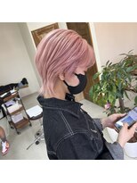 ウキ(uki)&nbsp;ハイトーン　ピンク　ショートカット　トリートメント　 豊川